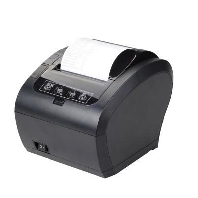 China Black 80mm Thermal Receipt Printer With Auto Cutter Thermal Printer Machine for sale