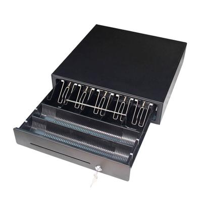 China Metal POS Cash Drawer 410 For Supermarket Cashier Equipment 410mm*415mm*100mm for sale