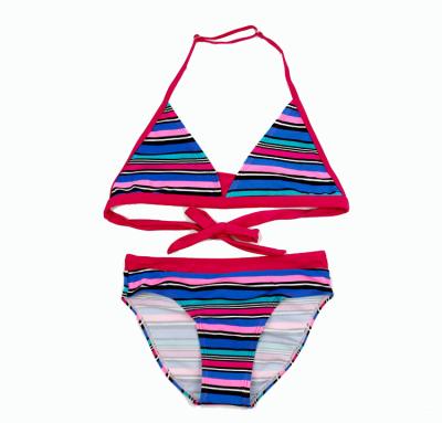 China Original Factory Anti-UV Custom Girl Trikini Bikini Kids Swimwear Kids Micro Thong for sale