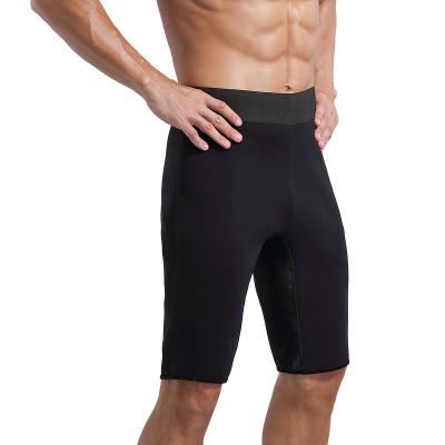 China Plus Size MEN Workout Sauna Body Shaper Plus Size MEN Neoprene Fabric Winter Surf Rubber Training Shorts Sauna Body Suit Anti-UV for sale