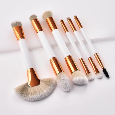 China Durable Beauty Logo High Quality Custom Makeup Brushes Dual Finished Eyeshadow Brush Makeup Brush Set for sale