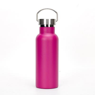 China PORTABLE Insulation Water Bottle With Lid And Carry Hand 500ml Thermal Cup For Sport And Outdoor Stainless Steel Vacuum Bottle for sale