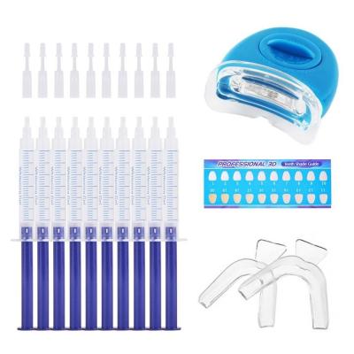 China Outstanding Whitening Effect Pure Healthy Teeth Whitening Kit Home Use Teeth Whitening Kit CE Approved Led Lamp 10 Pcs Teeth Whitening Pens Wholesale for sale