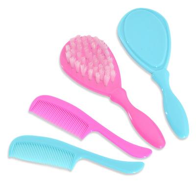 China Soft Plastic Baby Hair Brush Comb Set Newborn Baby Care Baby Products for sale