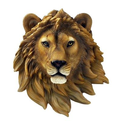 China Europe fashion customization opens the main wholesale American country resin creative crafts personality wall hanging decoration animal for sale