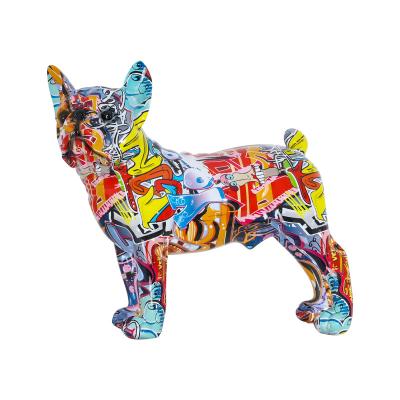 China 2022 Europe Latest New Arrival Design Polyresin Dog Resin Crafts For Home Decoration for sale