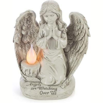 China Europe Manufacturers Custom Creative Angel Desk Ornaments Custom Figure Statue Resin Crafts for sale