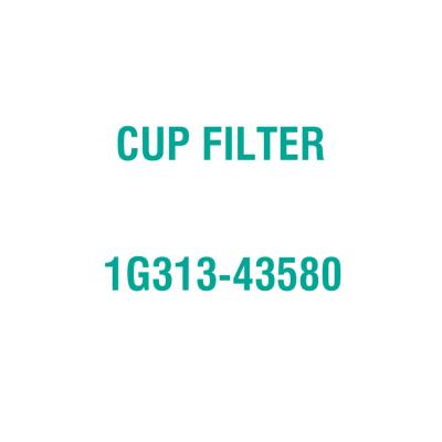 China Build Machinery Engine CUP FILTER 1G31343580 1G313-43580 FOR KUBOTA ENGINE PART for sale