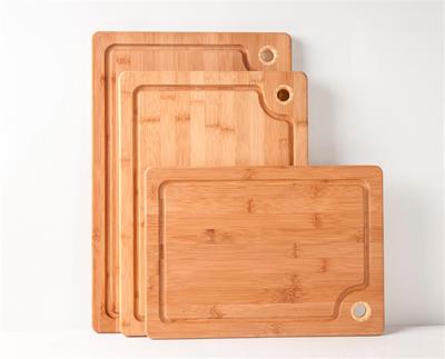 China Diractly Sustainable Wholesale Factory Bambus Bamboo Kitchen Large Cutting Board for sale