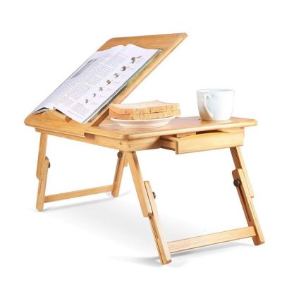 China Bambus Adjustable Laptop Stand (Size) | Bamboo Laptop Table | Bamboo laptop desk with adjustable height/width and angle for sale