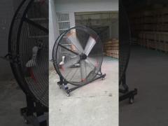 Waterproof Mobile Big Industrial Fans HVLS Portable Floor Fan for Warehouse