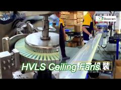 large scale air movement 6 blades hvls ceiling fan with cooling motor