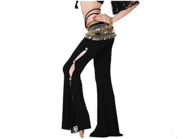 China Colorful Cristal Cotton Belly Dance Pants Lace Flannel For Adults 95cm Length for sale