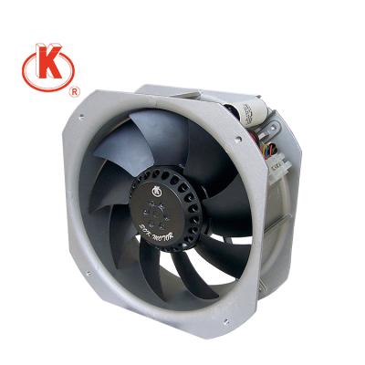 China Galvanized Sheet Steel 380V 250mm Three Phase Axial Electric AC Panel Fan for sale