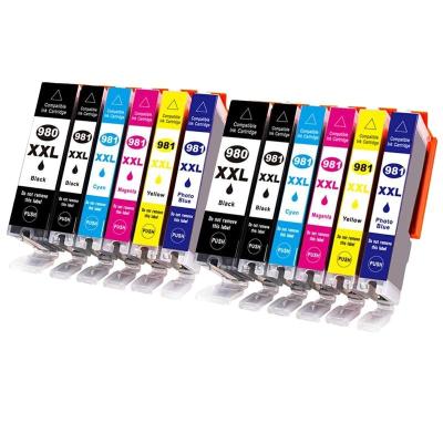 China COMPATIBLE Perspective PGI980 CLI981 PGI-980XL CLI-981XL Premium Color Compatible Ink Cartridge For Canon PIXMA TS6290 TS8195 TS8290 for sale