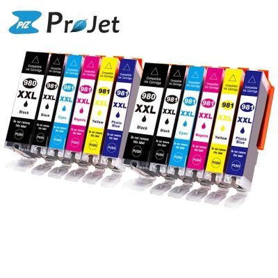 China COMPATIBLE Premium Compatible Perspective PGI980 PGI-980XL CLI981 CLI-981XL Color Inkjet Ink Cartridge For Canon PIXMA TS6290 Printer for sale