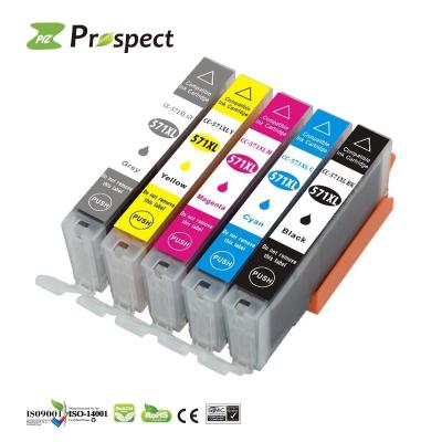 China COMPATIBLE Premium Compatible Perspective PGI 570 Color Inkjet Ink Cartridge PGI-570XL CLI 571 CLI-570XL For Canon MG5750 MG7751 Printer for sale