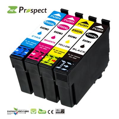 China COMPATIBLE Premium Compatible Perspective 502 XL T502 XL 502XL T502XL Color Inkjet Ink Cartridge For Epson Expression Home XP-5105 Printer for sale