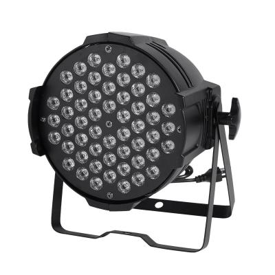 China Theme Park 54pcs 3w 3in 1 Pair Stage Light RGBW 54 LED DMX Pair Can Light DJ Wash Light Color Mix for sale