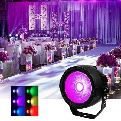 China Hot sale 15W COB LED mini Amazon color wash light purple wall light spot UV remote control light remote control warm for sale