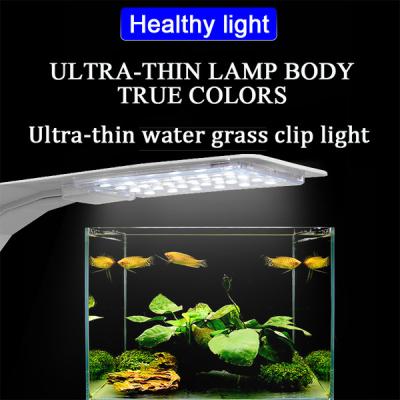 China Iluminación natural y brillante de 5730 gotas de la lámpara BK-A12 del acuario de la luz de cuatro filas del clip con control colorido en venta