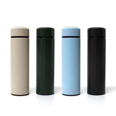 China Stainless Steel Sustainable Water Bottle Display Dual Temperature 350ml Smart Wall Thermos for sale