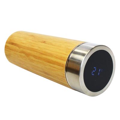 China 304 Stainless Steel Thermos Disposable LED Temperature Display Double Walled Reminder For Drinking Smart Vacuum Flask Water Bottle for sale