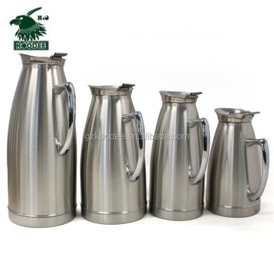 China 0.5L 1.0L 1.2L 1.5L 2L Stainless Steel Vacuum Viable Coffee Pot Double Wall Teapot Vacuum Flask Jug For Restaurant Home Kitchen for sale