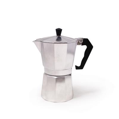 China 6 Cup Stovetop Espresso Maker Moka Pot CE Stainless Steel Coffee Coffee Machine for sale