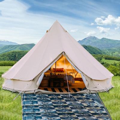 China Straight Bracing Type Frame Bamboo Mongolian Yurt Tent For Sale Indian Bell Tent for sale