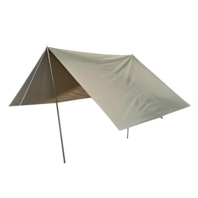 China UV-Resistant Camping 3-4 Person Bell Pyramid Shade Canopy Outdoor Sunscreen Shade HELLO Cotton Camping Tent for sale