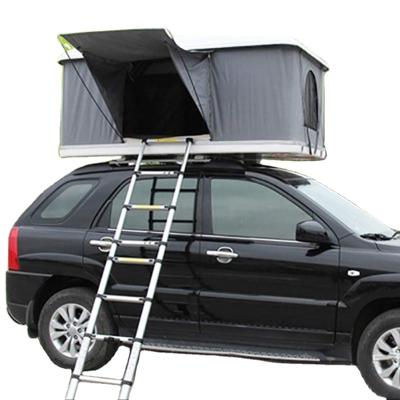 China Straight Tying Type Cuckoo 4 Man Best Single Roof Top Aluminum Automatic Hard Shell Roof Top Tent Box Roof Tent for sale