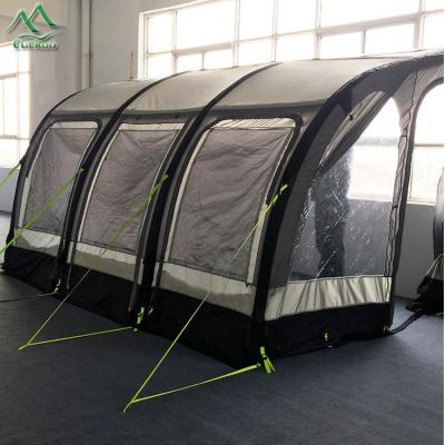 China Tube Type Tent Stake Type 3 - 4 Person Inflatable Tent Car Trailer Caravan Side Tent Inflatable Tent for sale