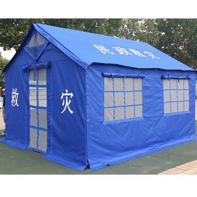 China Waterproof Portable Heavy Duty Military Army Tent Large Canvas Army Medical Tent Straight Bracing Type for sale