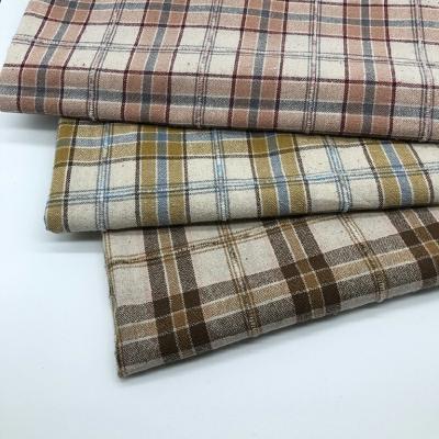 China Breathable New Products For Summer And Spring Breathable Fabric Fashion With Chenille Yarn-dyed Check Fabric for sale