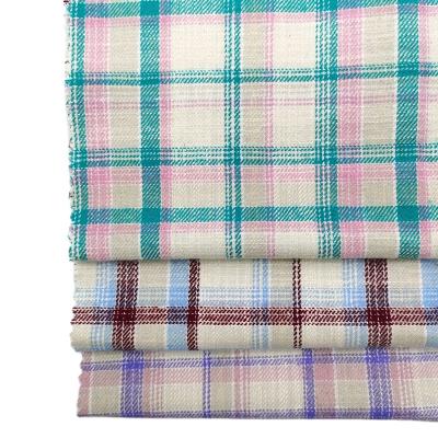 China Best Price Breathable High Quality Yarn Dyed Cotton Flannel Fabric For Plaid Skirts And Shirts Fabric for sale