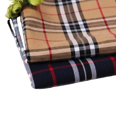 China Autumn Retro Style Design Square Plaid Breathable Hot-selling Explosive Yarn Dyed Woven Fabric For School Uniform Clothes for sale