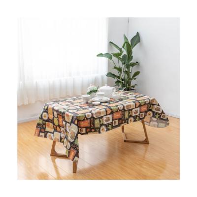 China Modern Printed Waterproof Tablecloth Picnic Camping Rectangular Tablecloth For Party for sale