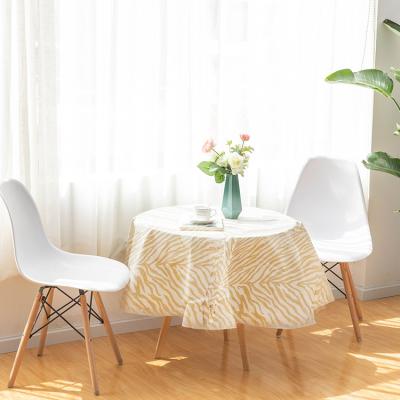 China Waterproof PEVA Round Table Cover Cloth Picnic Cloth For Party Kitchen Home for sale