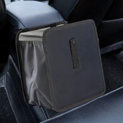 China Car Back Seat Organizer Garbage Bag Convenient Waterproof Washable Trash Bin Bag For Car for sale