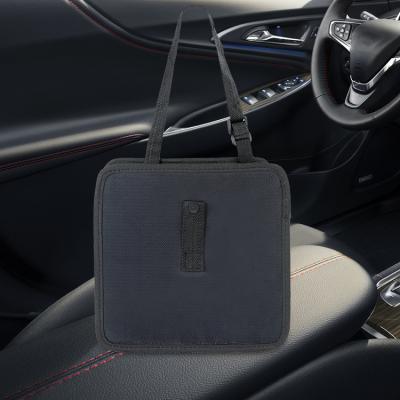 China Back Seat Car Trash Bag Convenient Organizer Trash Can Portable Car Trash Can for sale