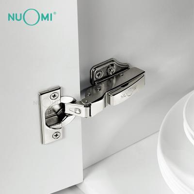 China Nuomi Contemporary Lushness Cold Rolled Steel Quick Mounted Damping 3D Cabinet Hinges For Furniture for sale