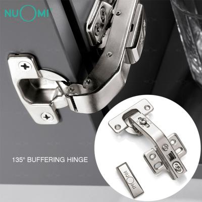 China Minimalist NUOMI Multi-angle Hinge Quick Mounted Damping Furniture Hinges Soft Narrow for sale