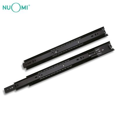 China Easily Assemble NUOMI Brand Hardware Drawer Accessory Slide Trinodal Ball Bearing Slide Cold Roll Steel Sheet Electrophoresis Guide Rail for sale