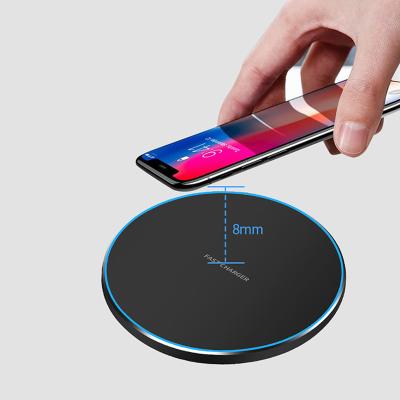 China Amazon Top Charging Phone Selling New Products 2021 10w Qi Fast Wireless Charger For High End Quality Mobile Charging Power Wireless Bank for sale