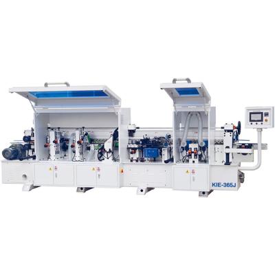 China KIE-365J building material stores manufacturing price pre-milling six functions automatic straight PVC MDF edge banding machines for furniture for sale