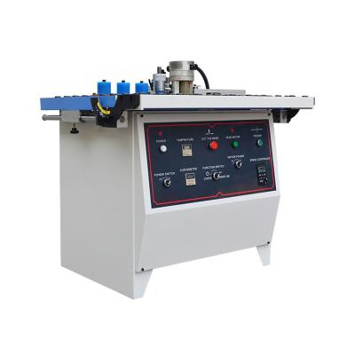 China Building Material Shops MFB515B Hot Selling Double Glue Manual Edging Machine MDF Board Edge Banding Machine For PVC Bonding for sale