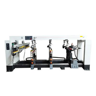 China Building Material Shops Four Line Boring Drilling Machine With Furniture Production for sale