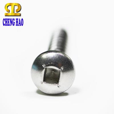 China Pan Taiwan High Quality Square Pan Head Robertson Drive Stainless Steel Screw for sale