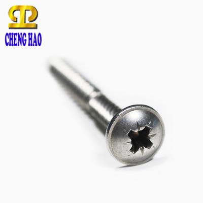 China SS304 316 Pan Knob Pocket Head Hole Tapping Screw for sale